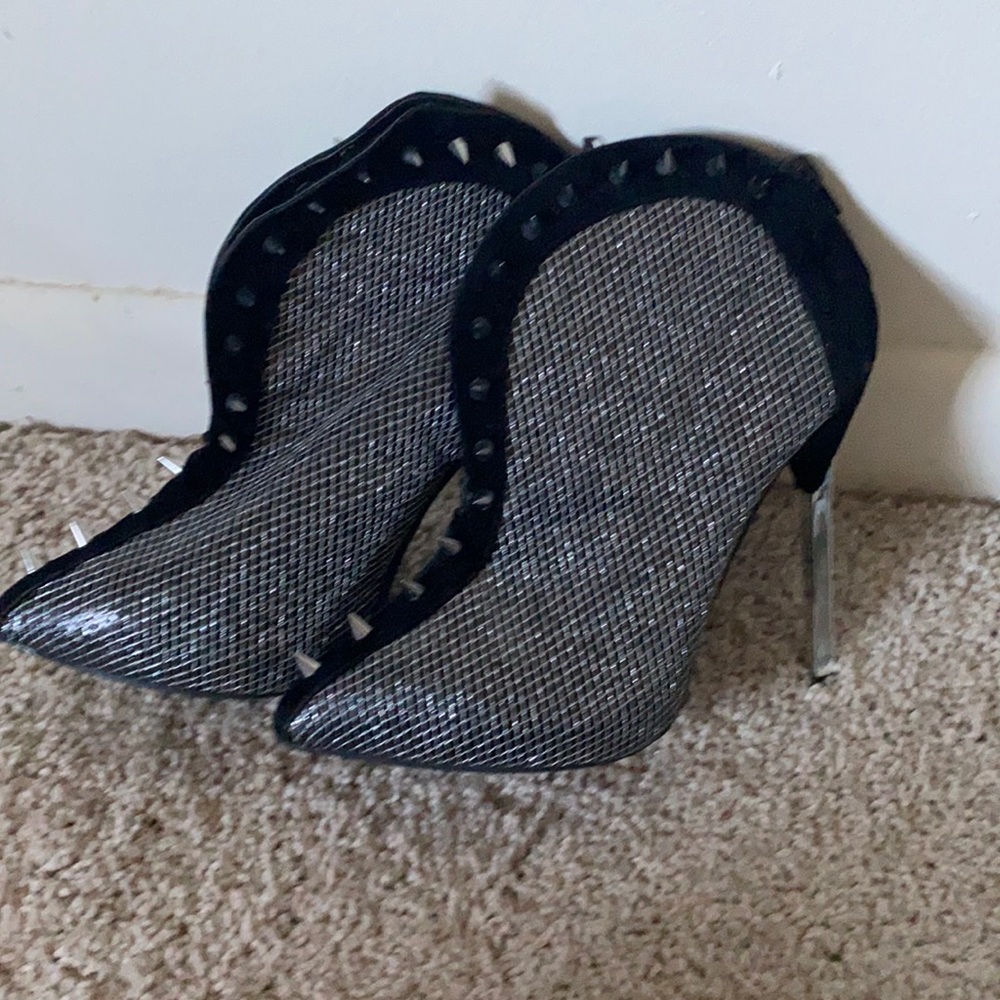 Studded spike bootie